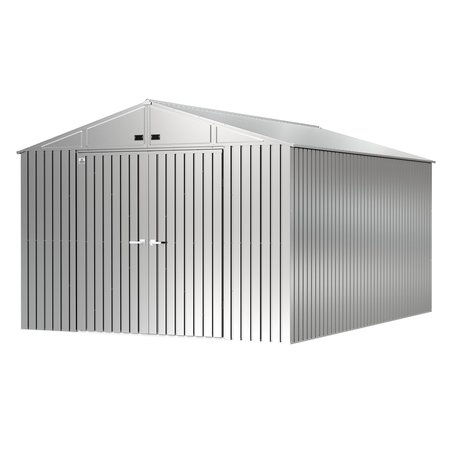 Arrow Storage Products Elite Steel Storage Shed, 10x14, Galvalume EG1014AB